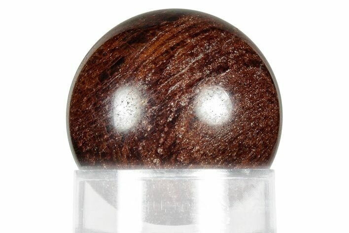Polished Almandine Garnet Sphere - India #359897
